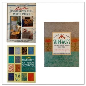 Set of (3) Paint Effects Books